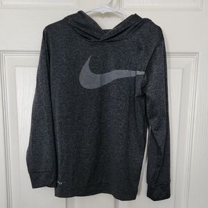Nike Little Boy's Black Hoodie Shirt
